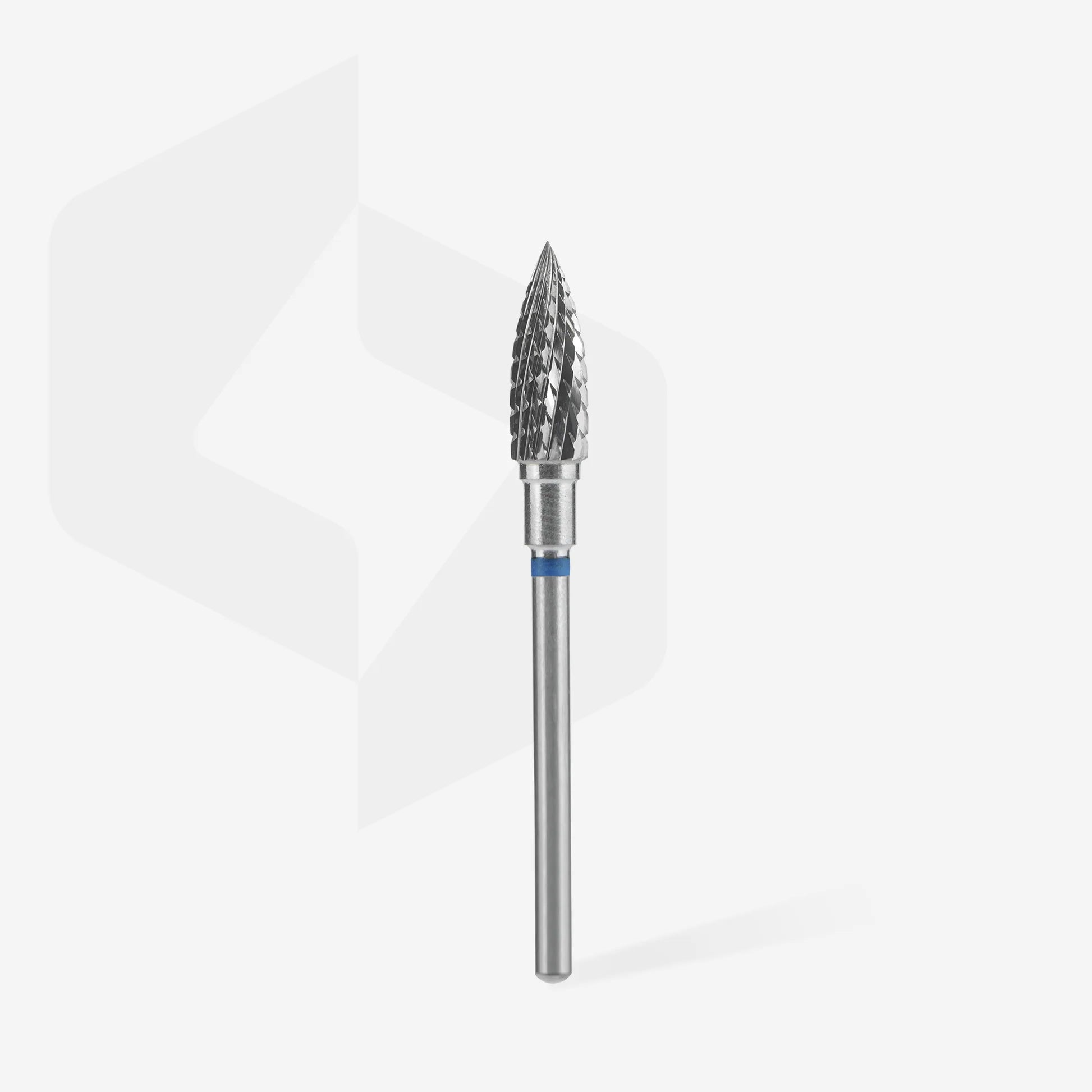 Fraise carbure « Flamme » bleue, diamètre 5 mm, partie active 13,5 mm - STALEKS