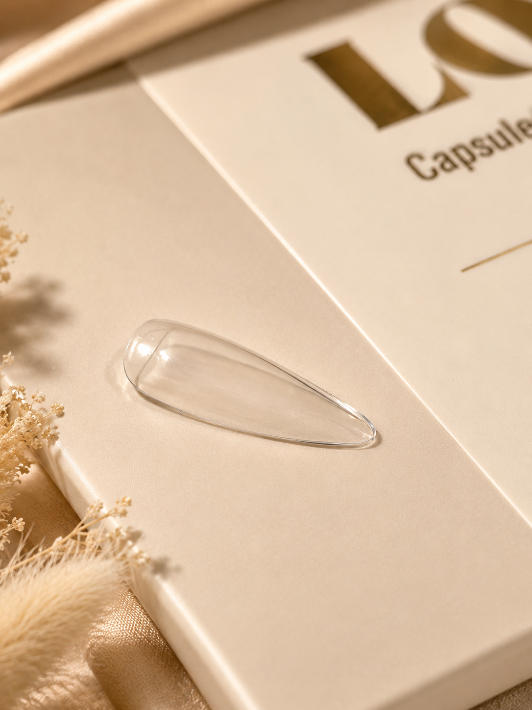 Capsules Américaines Transparentes - Naturel Amande - LOLA