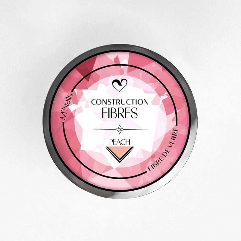 Gel de Construction Fibres Peach 15ml - M'NAILS