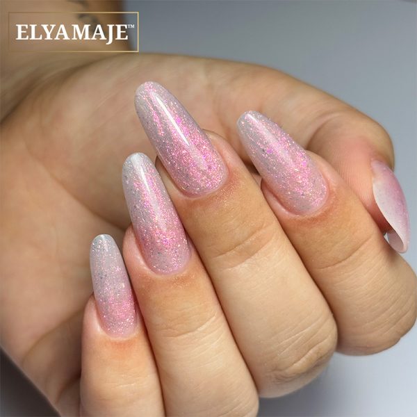 02 Pink Lucid 20ml - Flake Creamy Gel ELYAMAJE