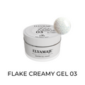 03 Milky White 20ml - Flake Creamy Gel ELYAMAJE
