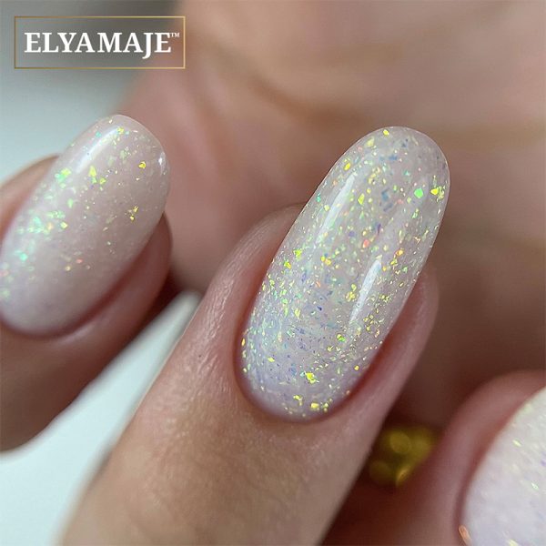 03 Milky White 20ml - Flake Creamy Gel ELYAMAJE