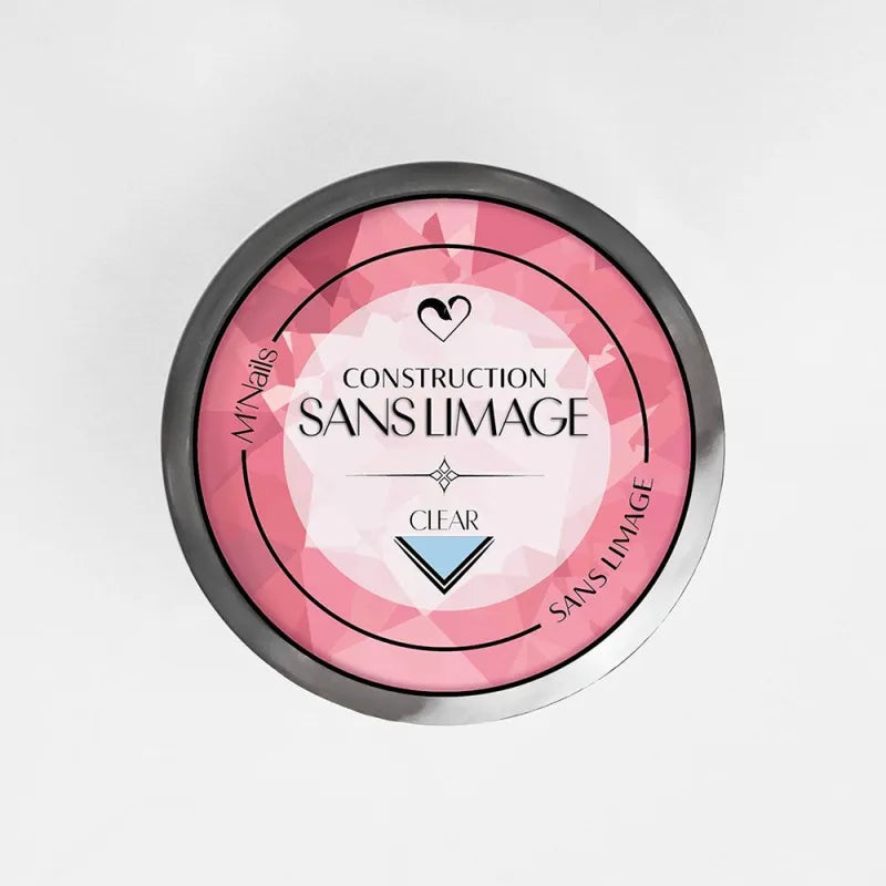 Gel de Construction sans Limage Clear 15ml - M'NAILS