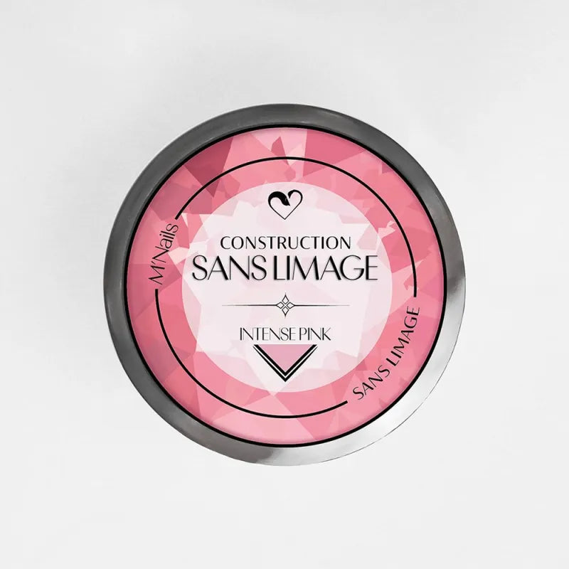 Gel de Construction sans Limage Intense Pink 15ml - M'NAILS