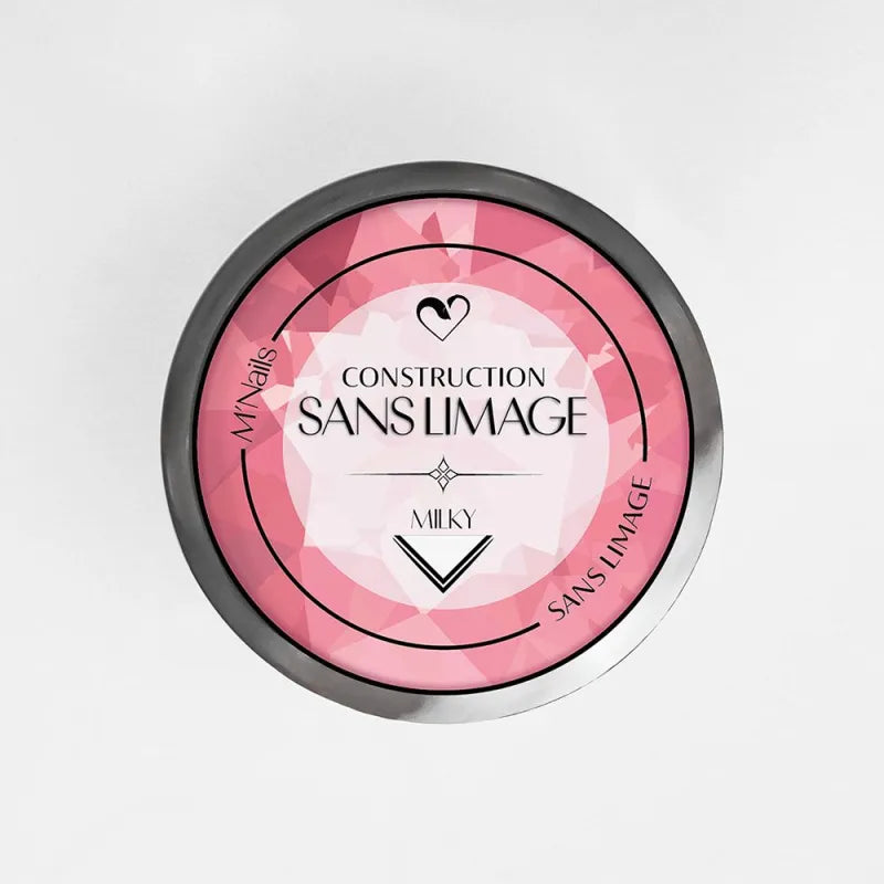 Gel de Construction sans Limage Milky 50ml - M'NAILS
