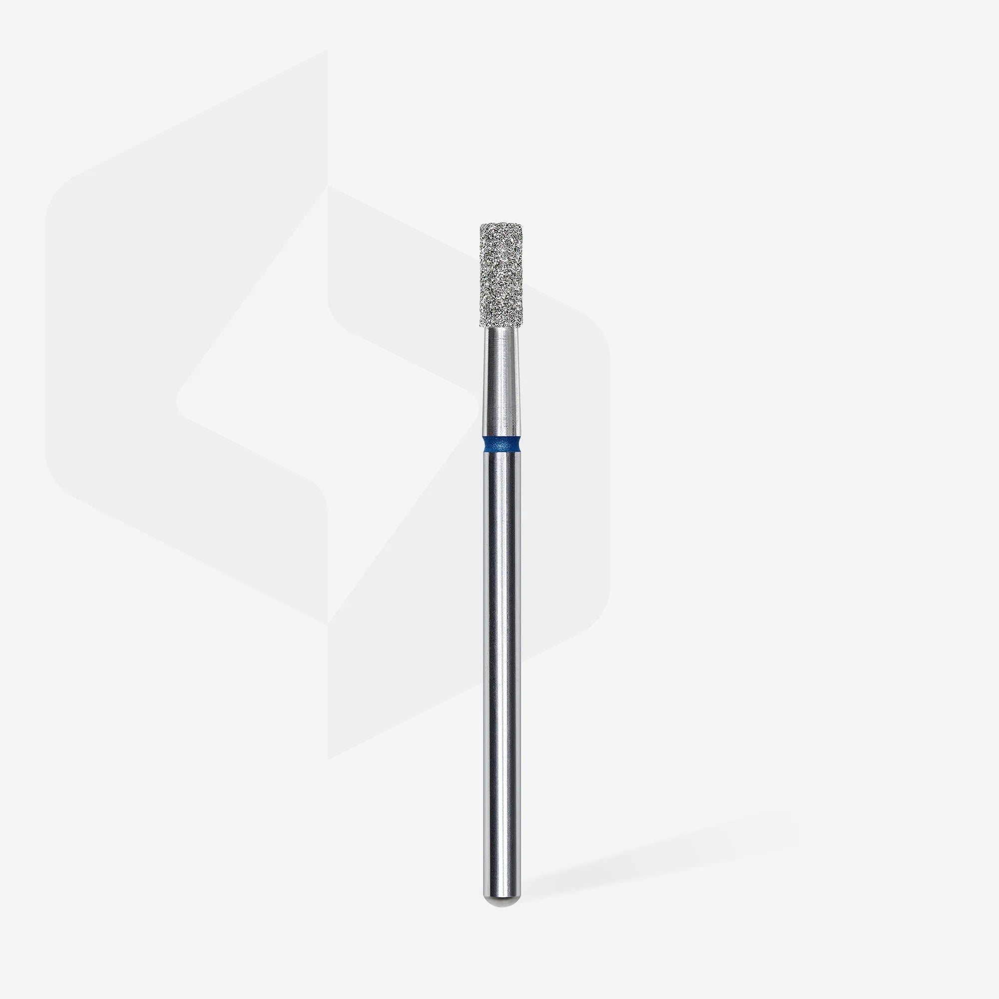 Fraise diamantée « cylindre » bleue, diamètre 2,5 mm, partie active 6 mm