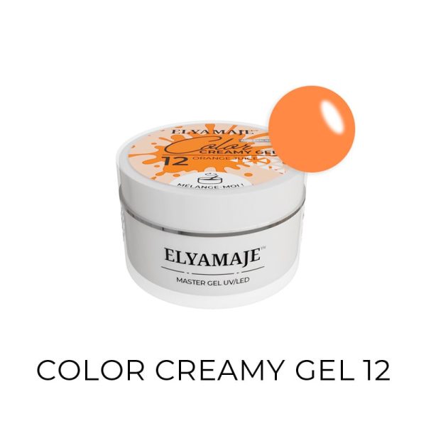 12 Orange Juice 20ml - Color Creamy Gel ELYAMAJE