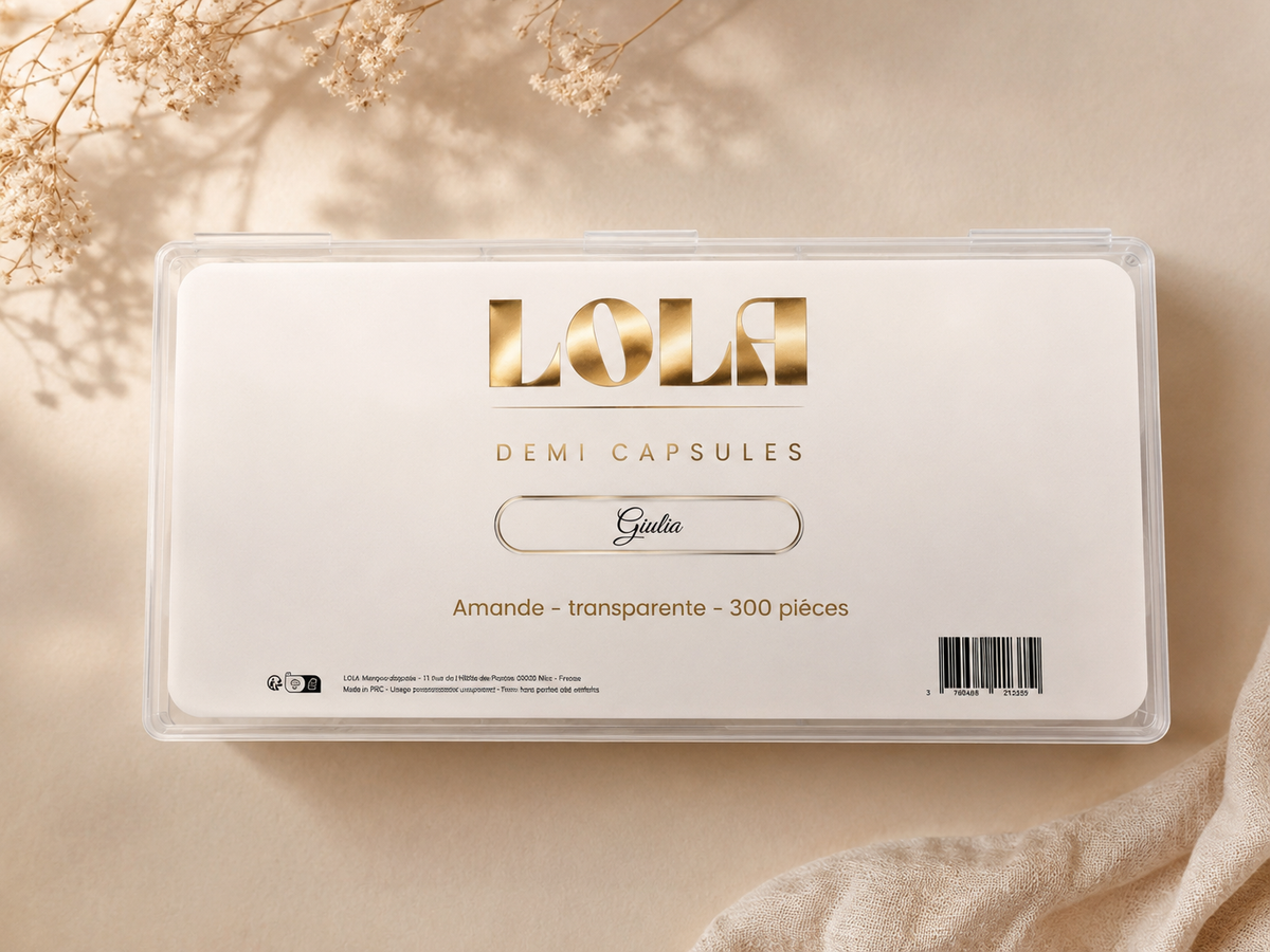 Demi-capsules GIULIA – Amande transparentes – 300 pièces