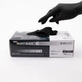 Gants Premium Latex Noirs - taille M 100pcs - M'NAILS