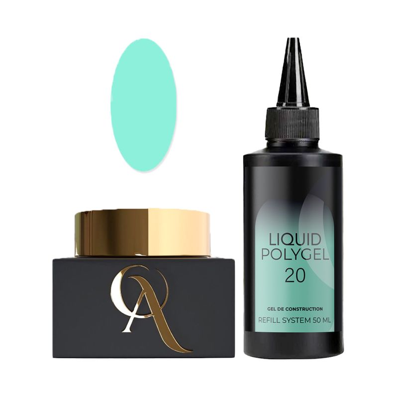 LIQUID POLYGEL - 20 - PASTEL COLLECTION - oa nail system