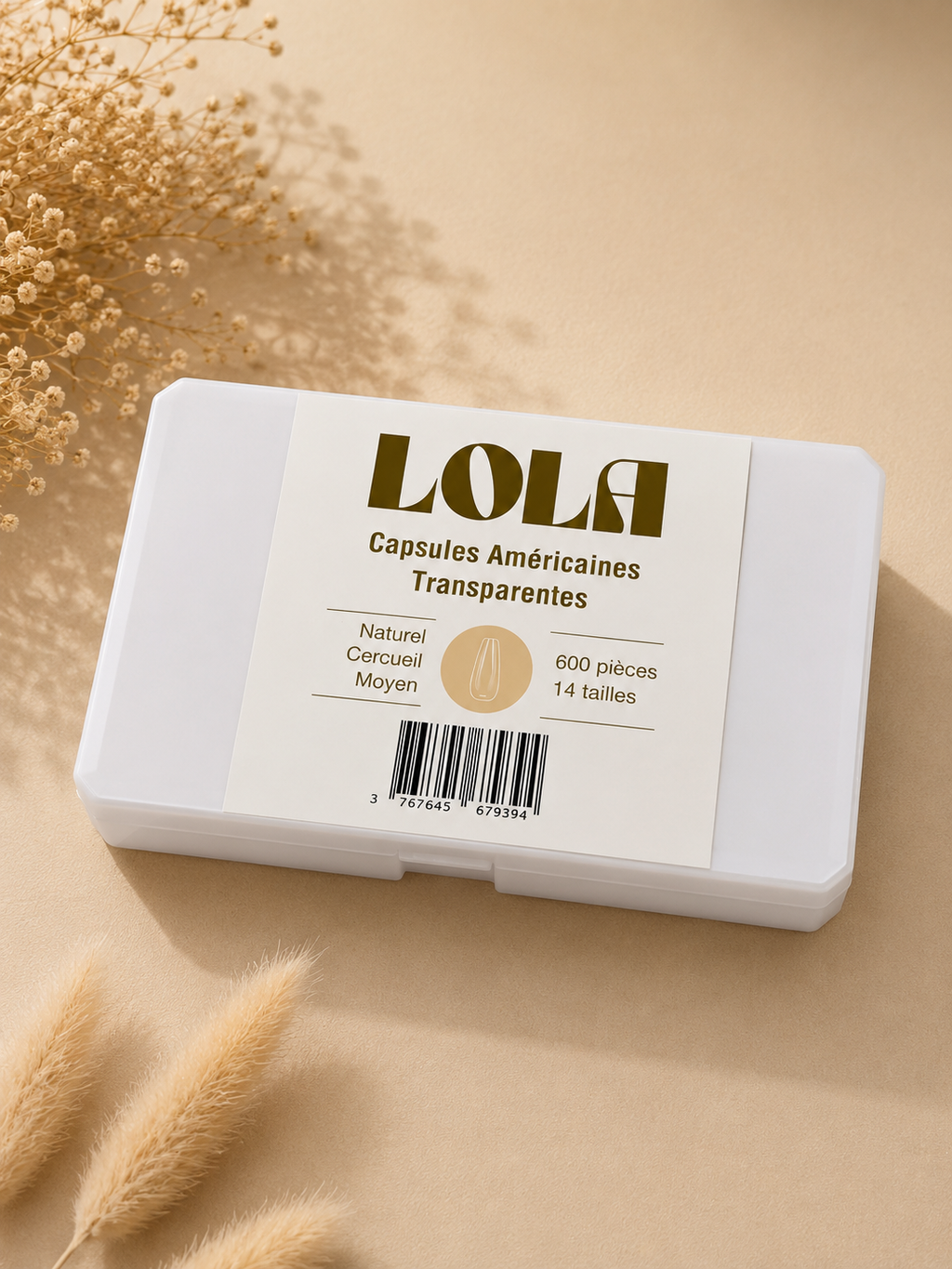 Capsules Américaines Transparentes - Naturel Cercueil - LOLA