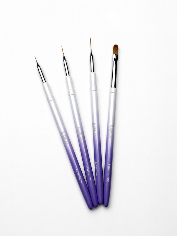 Pinceaux violet Liner & Gel - LOLA
