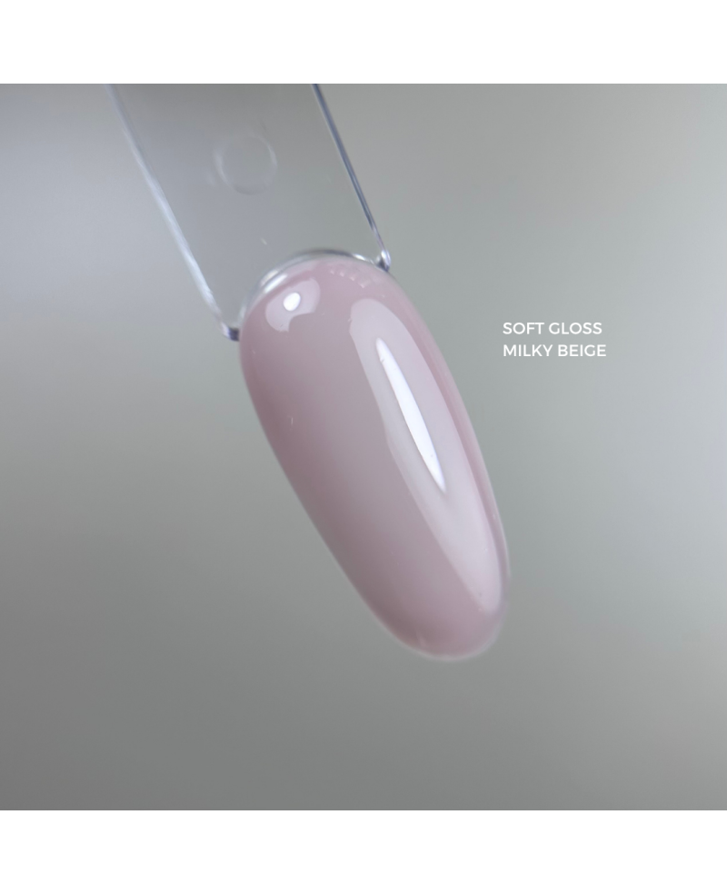 SOFT GLOSS - MILKY BEIGE GEL FINISH