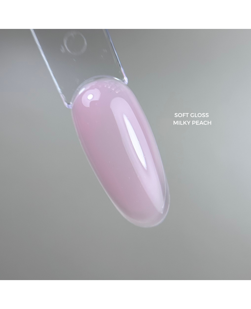 SOFT GLOSS - MILKY PEACH GEL FINISH