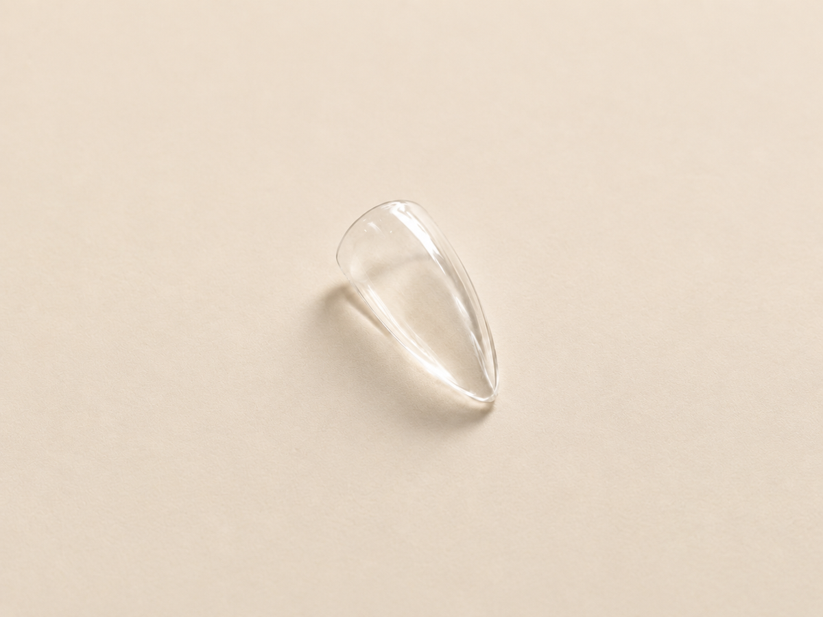 Capsules Américaines Transparentes - Naturel Stiletto - LOLA